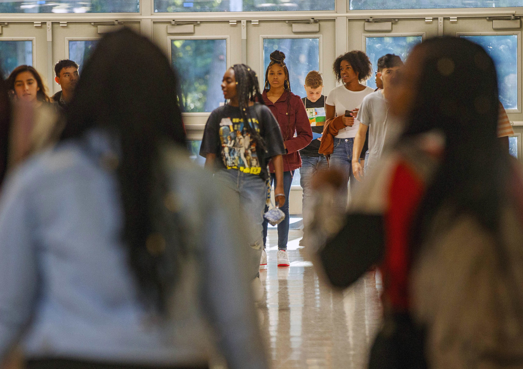 First day of School of Oakcrest High School